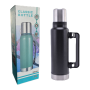 Customizable 1L 1.4L 1.9L Stainless Steel Vacuum Water Bottle with Multi-Purpose Lid Hot Cold Food Large Capacity Storage Mug