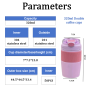 Wholesale New Product Travel Tumbler 320ml Stainless Steel Vacuum Insulated Water Bottle with Silicone Sleeve