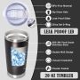 20oz Tumbler Double Wall Stainless Steel Insulated Car Coffee Cups Powder Coated Tumbler Travels Mug with Straw