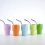 3oz Double Wall Stainless Steel Tumbler Cup with Lid and Straw Mini Shot Glass Regular Cups for Business Gifts