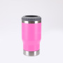 4 in 1 Luxury Insulated Slim Can Cooler 14 Oz Stainless Steel Can & Beer Cozies Double Walled Lighted Portable for Wine & Travel