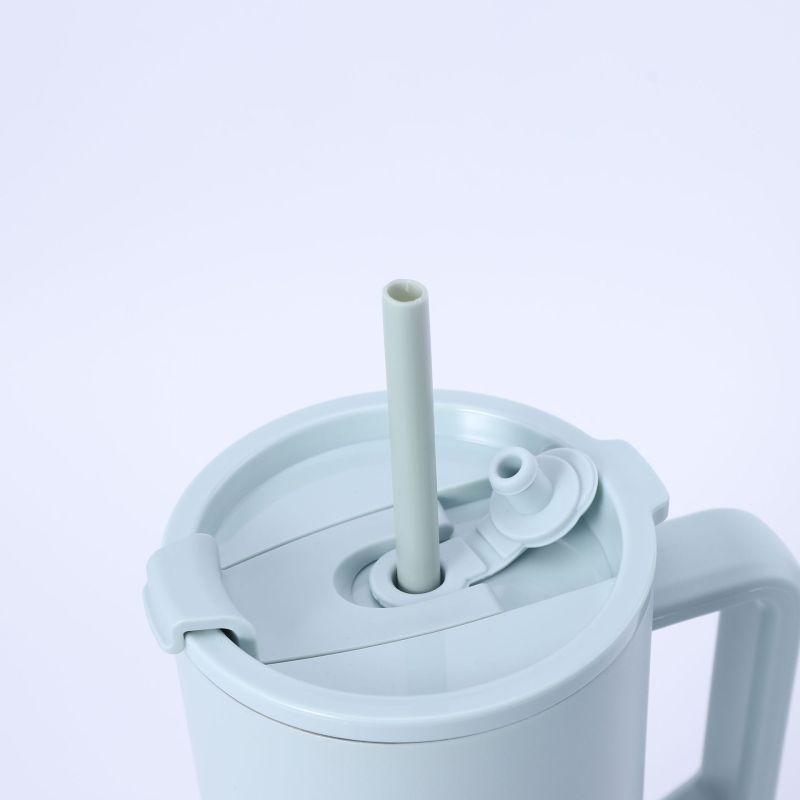 Custom 40oz Stainless Steel Tumbler Handle Straw Vacuum Insulated Travel Mug for Coffee for Business Gifts Personalized Logo