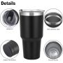 30oz Leak-Proof Stainless Steel Tumbler Powder Coated and Vacuum Insulated Travel Mug for Back to School Customizable Logo