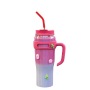 Wholesale 40oz Stainless Steel Travel Tumbler Mug New Bulk Large Capacity Ceramic Cup with Handle and Straw Cleaning Brush