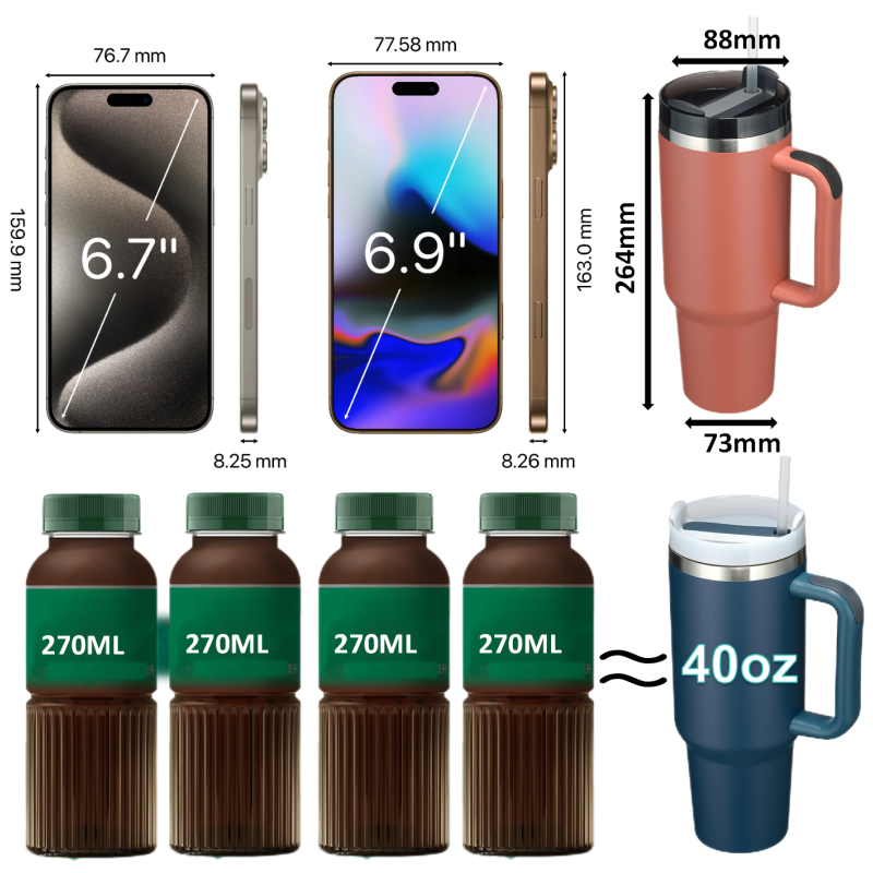 Modern Design 40oz Stainless Steel Christmas Water Bottle 40oz Vacuum Tumbler with Handle and Straw for Presents