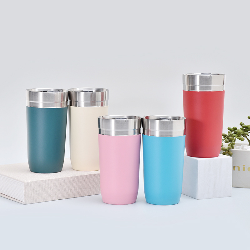 Factory Direct 500ml Double-Wall Stainless Steel Insulated Tumbler for Water Beer Car Use for Back to School