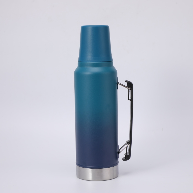 Large Capacity Insulated Stainless Steel Outdoor Camping Travel Thermos Vacuum Flask Cup 6-12 Hours Thermal Insulation