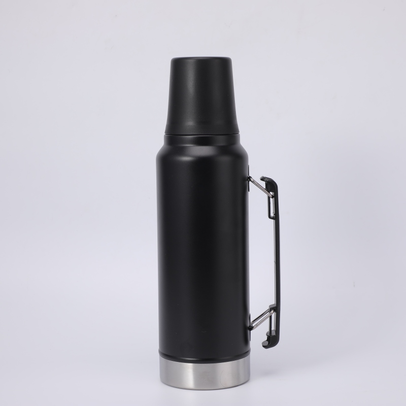 Large Capacity Insulated Stainless Steel Outdoor Camping Travel Thermos Vacuum Flask Cup 6-12 Hours Thermal Insulation