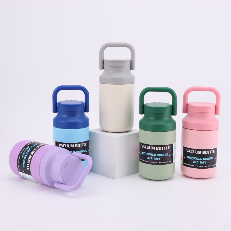 Wholesale Cup Mug With Logo Custom 500ml Design Stainless Steel Vacuum Bottle Insulated Travel Tumblers With Handle