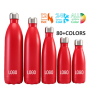 Wholesale 500ml Premium Double Wall Insulated Stainless Steel Water Bottle Custom Logo Vacuum Flask for Direct Drinking for