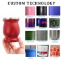 Best Seller 8oz Stainless Steel Classic Tea Cup Bambilla High-End Home Use Coffee Mug Double-Wall Yerba Mate with Straw Spoon