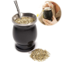 Best Seller 8oz Stainless Steel Classic Tea Cup Bambilla High-End Home Use Coffee Mug Double-Wall Yerba Mate with Straw Spoon
