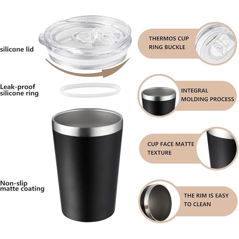 12oz Double-walled Stainless Steel Tumbler Insulated Water Bottle for Business Gifts
