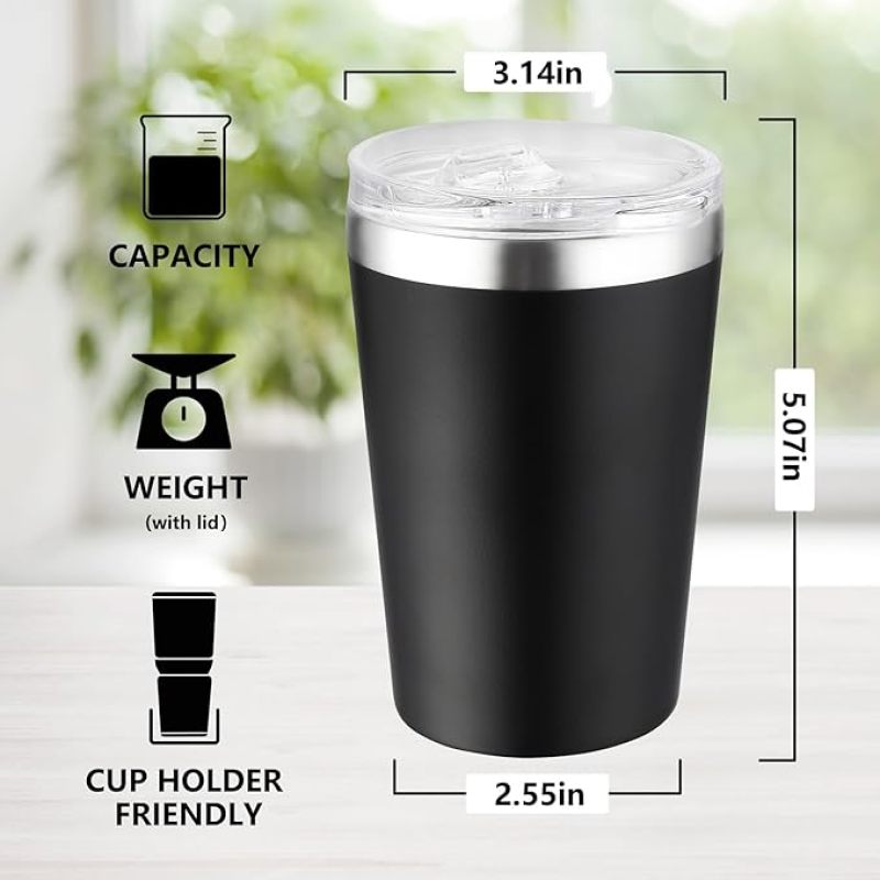 12oz Double-walled Stainless Steel Tumbler Insulated Water Bottle for Business Gifts