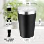 12oz Double-walled Stainless Steel Tumbler Insulated Water Bottle for Business Gifts