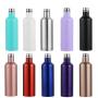 New Arrival 500ml & 750ml Double Wall Stainless Steel Vacuum Insulated Wine Bottle for Camping Champagnes Wholesome Cola Flask
