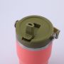 Custom 20oz Stainless Steel Tumbler with Straw Handle Lid 30oz Double Wall Insulated Coffee Travel Mug Portable for Outdoor Use