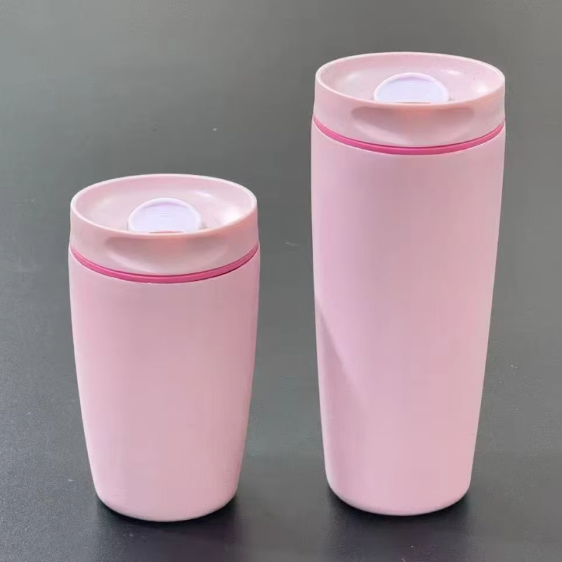 Coffee Tumbler Personalised Stainless Steel Double Wall Insulated Coffee Cups Mug With Button Cap 12oz/22oz Water Bottle