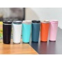 Coffee Tumbler Personalised Stainless Steel Double Wall Insulated Coffee Cups Mug With Button Cap 12oz/22oz Water Bottle