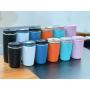 Coffee Tumbler Personalised Stainless Steel Double Wall Insulated Coffee Cups Mug With Button Cap 12oz/22oz Water Bottle