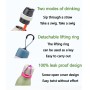 Private Label 550ml/700ml Stainless Steel Vacuum Insulated Water Bottle BPA-Free Free Straw Sip Rope Drinkware for Back School