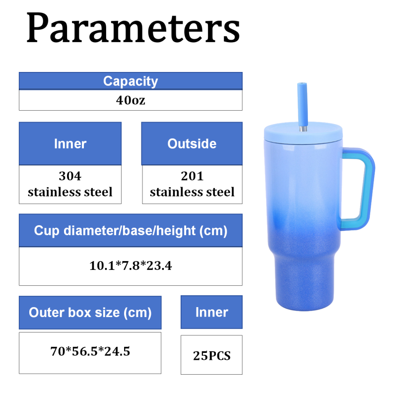 Outdoor Travel Camping Rainbow Tumbler Stainless Steel Insulated Coffee Cup for Straw Lid Water Bottle Mug for Outdoor