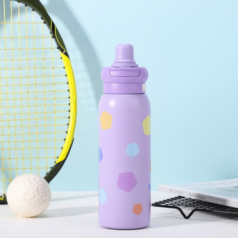 Custom Logo Insulated Stainless Steel Gym Tumblers Double-Wall Vacuum Metal Sports Water Bottles