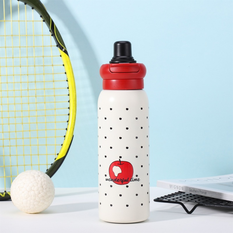 Custom Logo Insulated Stainless Steel Gym Tumblers Double-Wall Vacuum Metal Sports Water Bottles