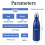 Wholesale 350ml Double Wall 304 Stainless Steel Insulated Water Bottle BPA-Free Custom Logo Premium Mugs Vacuum Flask Camping