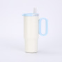 Customized Coffee Cup 316 Stainless Steel Vacuum Insulated Cup Event Gift Printed Travel Mug With Lid and Straw With Custom Logo