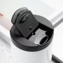 Personalized Custom Logo 400ml 500ml Insulated Stainless Steel Travel Cup Thermal Coffee Mug With Press Lid