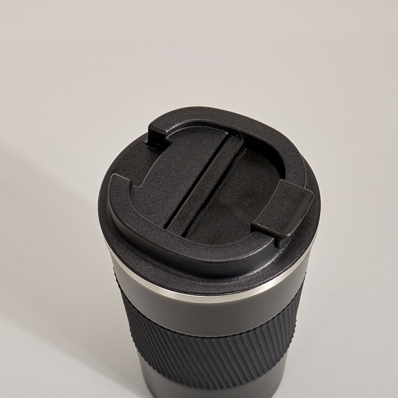 Popular Style 13oz 17oz Stainless Steel Coffee Cup Spill Proof Thermos Travel Mug with LED Temperature Display Lid