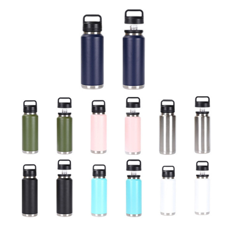 18 oz Insulated Double Wall Stainless Steel Water Bottle for Gym Sports & Business Gifts