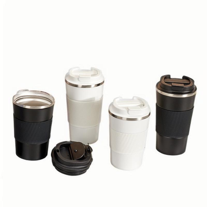 Custom Logo 380/510ml Double-Walled Stainless Steel Travel Coffee Mug Vacuum Insulated Cup