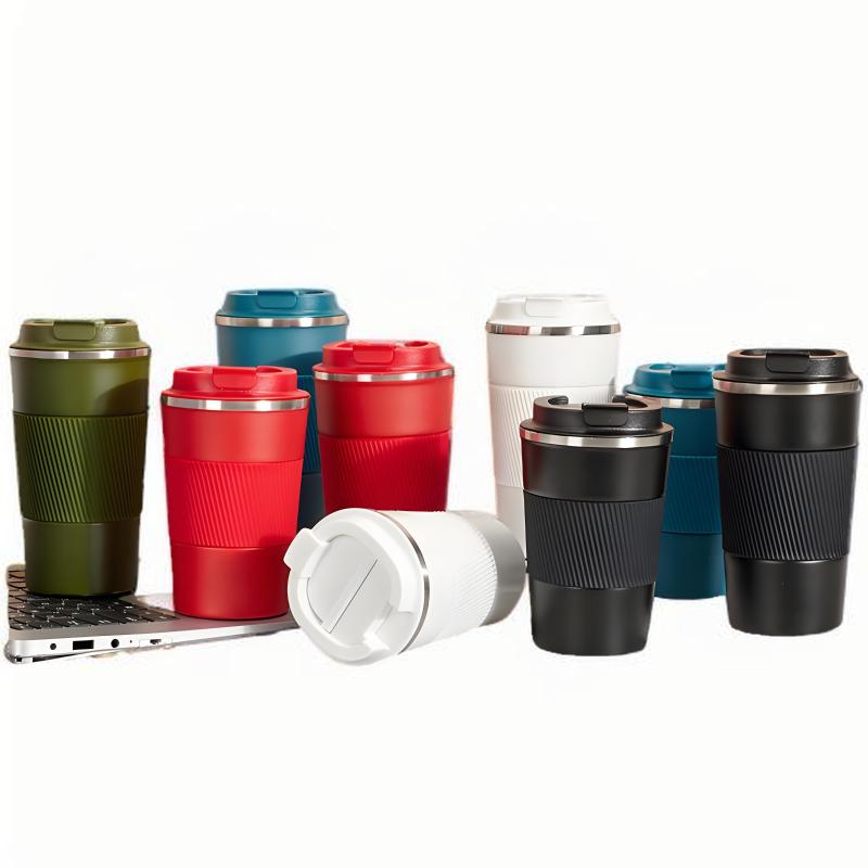 Custom Logo 380/510ml Double-Walled Stainless Steel Travel Coffee Mug Vacuum Insulated Cup
