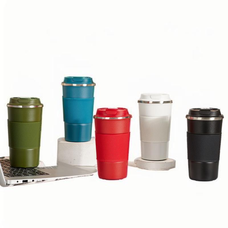 Custom Logo 380/510ml Double-Walled Stainless Steel Travel Coffee Mug Vacuum Insulated Cup