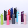 Hot Sell Double Wall Wide Mouth Stainless Steel Insulated Outdoor Water Drinking Bottle Thermal Flask With Handle