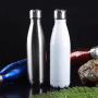 Dual Wall Stainless Steel Sports Water Bottle Cola Shaped Vacuum Insulated Mug