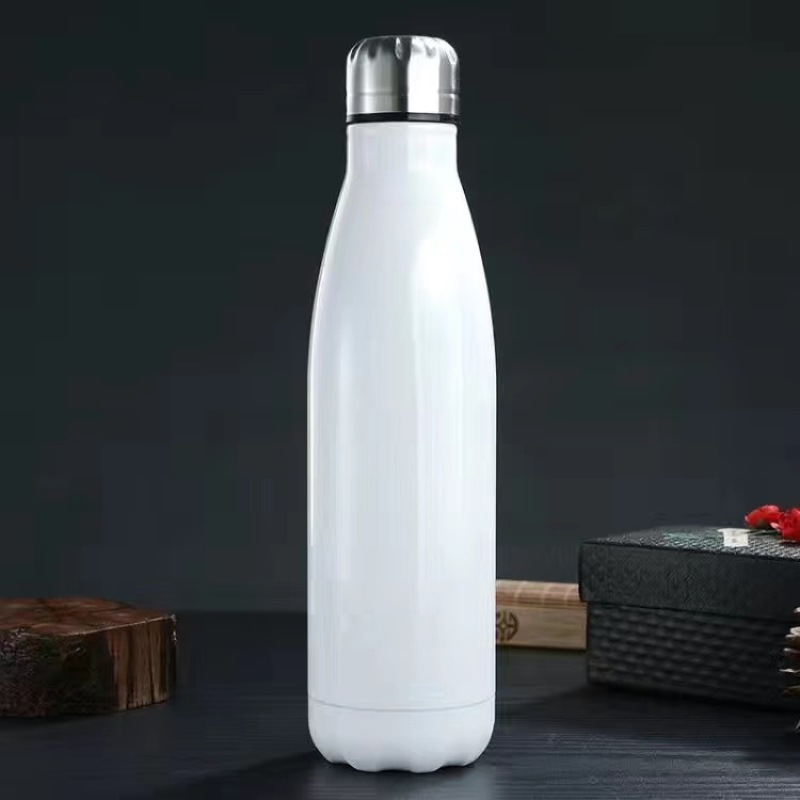 Dual Wall Stainless Steel Sports Water Bottle Cola Shaped Vacuum Insulated Mug
