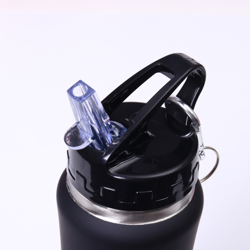 Hot Selling Double Wall Stainless Steel Insulated Tumbler Wide Mouth Outdoor Water Drinking Flask with Handle