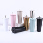 Custom Logo Stainless Steel Double Wall Vacuum Insulated Travel Tumbler Coffee Mug with Lid and Straw for On-The-Go Use