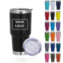 Custom Logo 30 oz Stainless Steel Vacuum Thermal Tumbler Insulated 30oz Travel Mug for Back to School Coffee