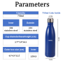 Wholesale 750ml Double Wall 304 Stainless Steel Insulated Water Bottle BPA-Free Premium Vacuum Flask Custom Logo for Boiling