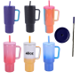 40oz tumbler  Stainless Steel Travel Mug Water Bottle With Handle Double Wall Coffee Tumbler with Spray molding