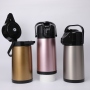 Insulated Stainless Steel 2500ml Airpot Pump Dispenser Hot Beverage Vaccum Bottle for Parties Camping