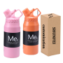 750ml Large Capacity Stainless Steel Vacuum Cup Portable Handle Sports Water Bottle for Gym Camping Direct Drinking Applicable