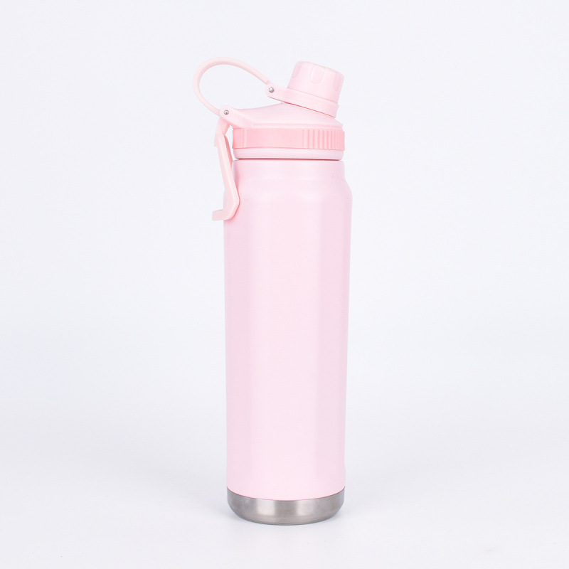 High Quality Stainless Steel Sport Water Bottle with Seamless Liner and Handle Wide-Mouth Insulated Design for Back to School