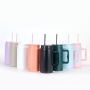 50oz Stainless Steel Tumbler with Handle and for Straw Lid Insulated Reusable Travel Jug Water Bottle for Business Gifts