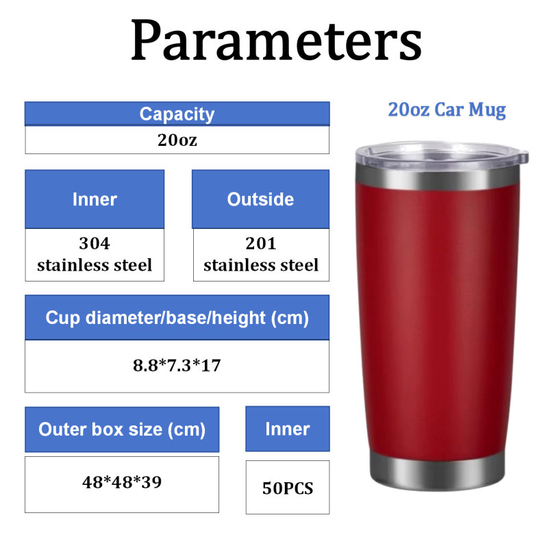 Wholesale Custom Print Double Wall Stainless Steel Tumbler Cup 20oz With Lid Vaccum Drink Tumbler