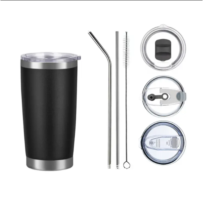Wholesale Custom Print Double Wall Stainless Steel Tumbler Cup 20oz With Lid Vaccum Drink Tumbler